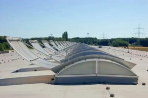 Dachöffnungen einer RWA-Anlage